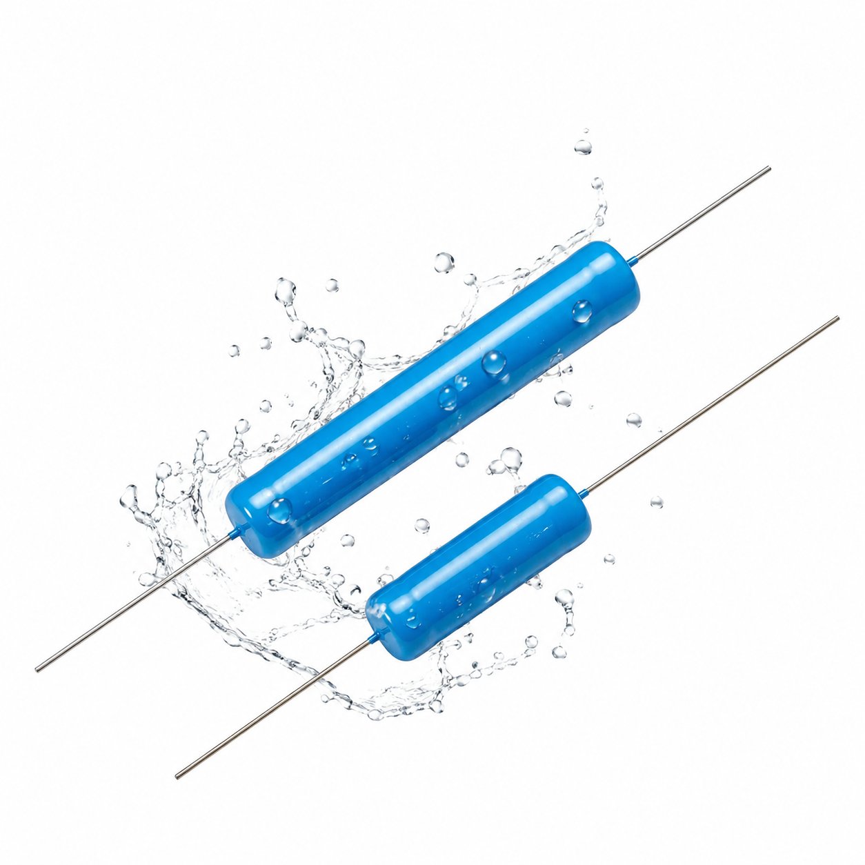 Compact cylindrical package · high-voltage and moisture-resistant